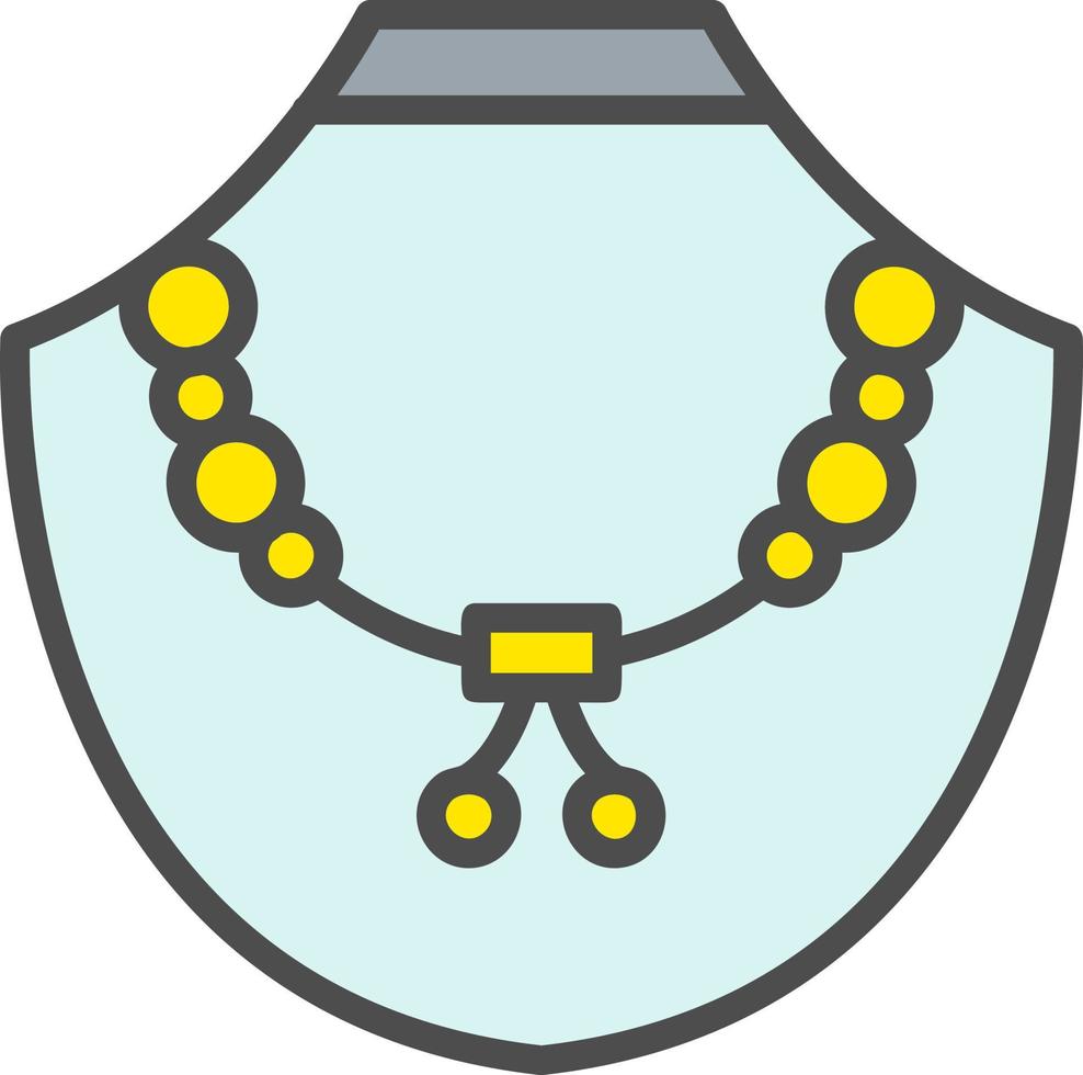 icono de vector de collar