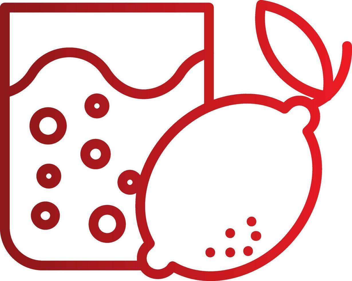 Lemon Juice Vector Icon