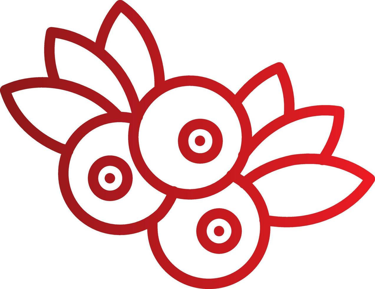 Blueberry Vector Icon