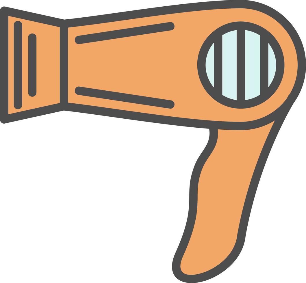 Hair Dryer Vector Icon