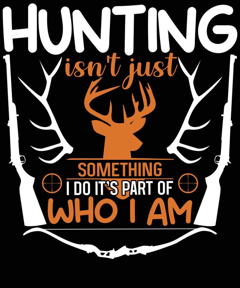 Vector hunting t shirt design