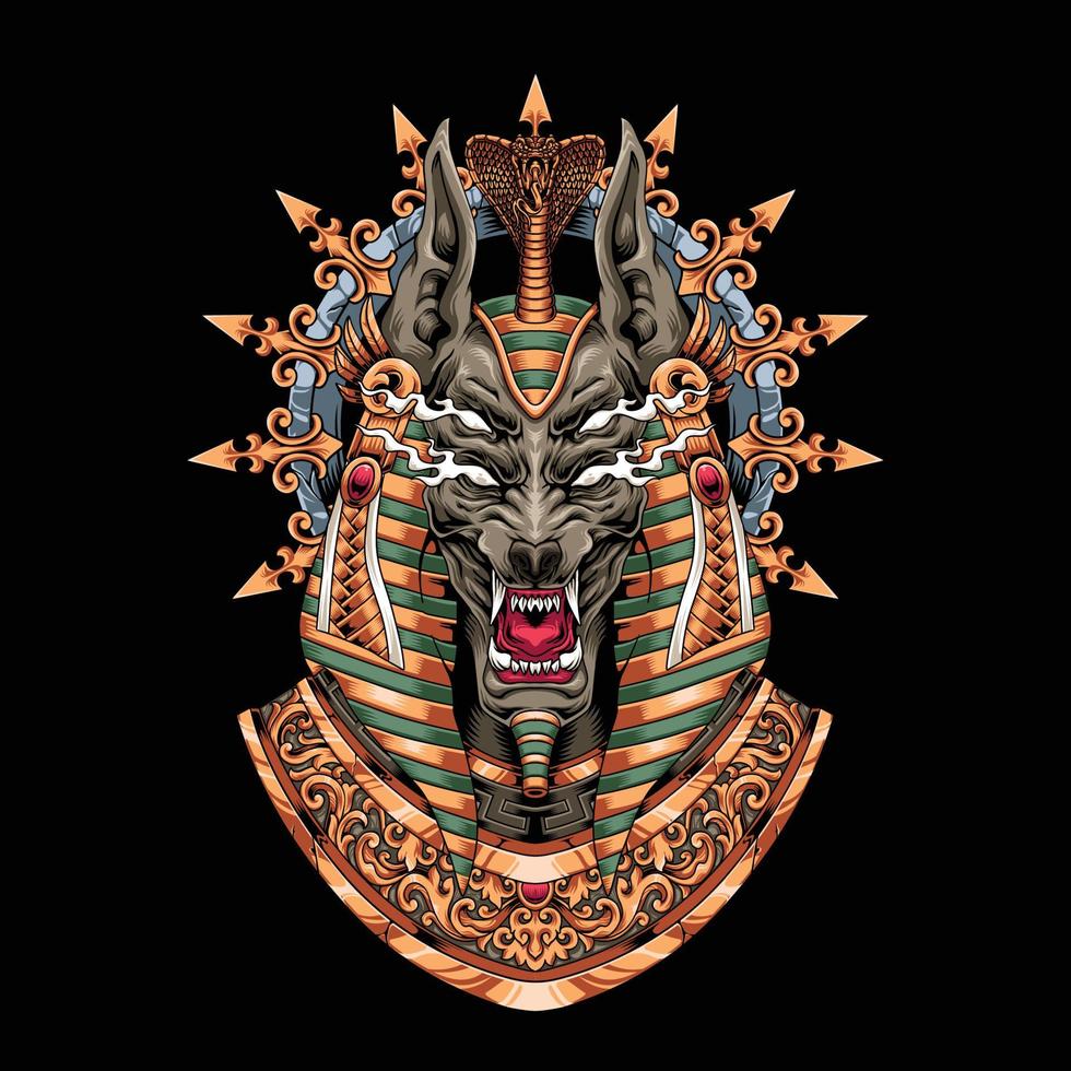 Anubis illustration art 2 vector