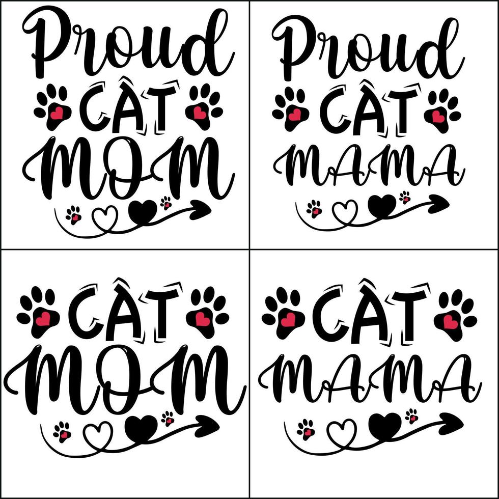 Vector a Set of Cat  SVG Cut file