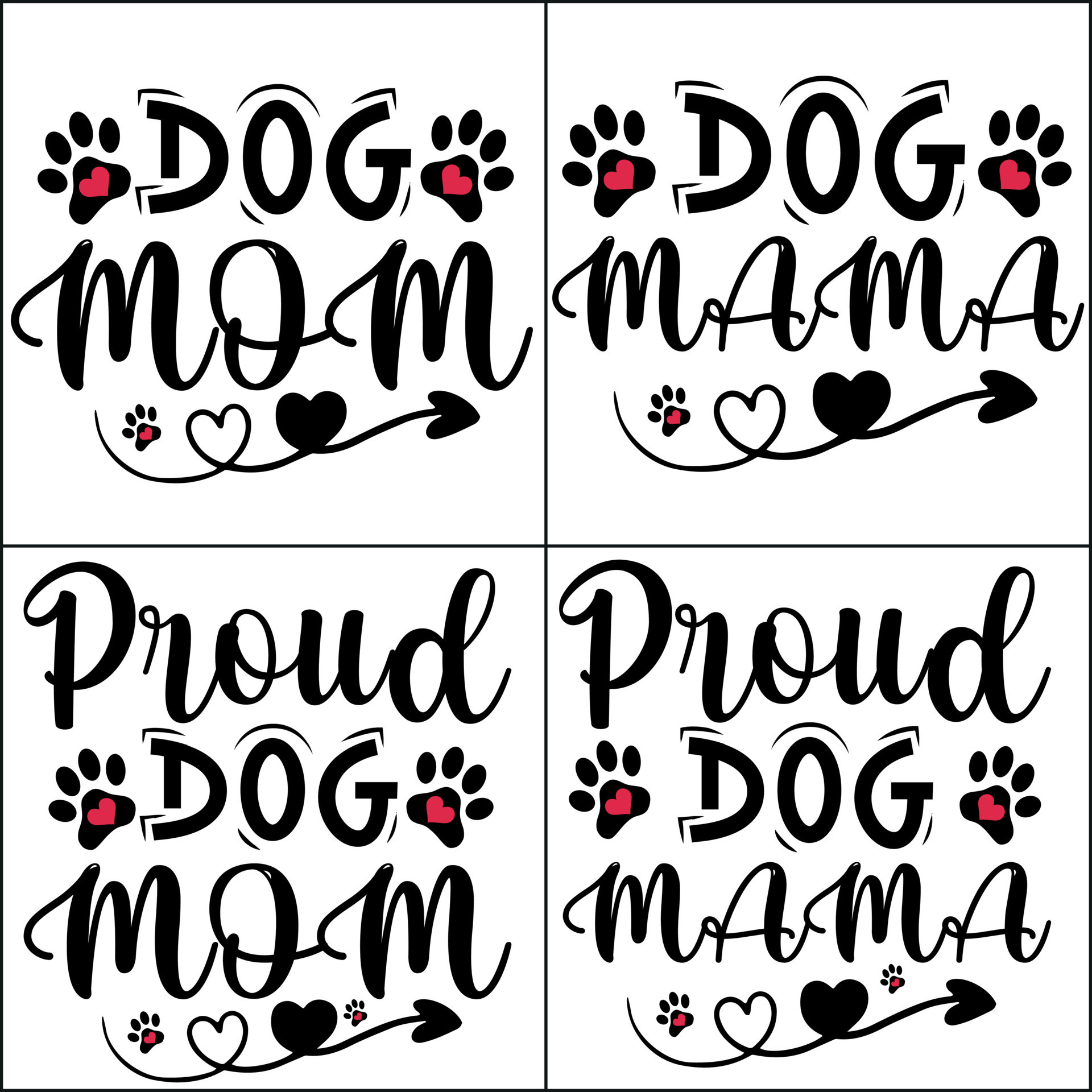 Funny Dog Quotes SVG Designs Bundle 17274248 Vector Art at Vecteezy