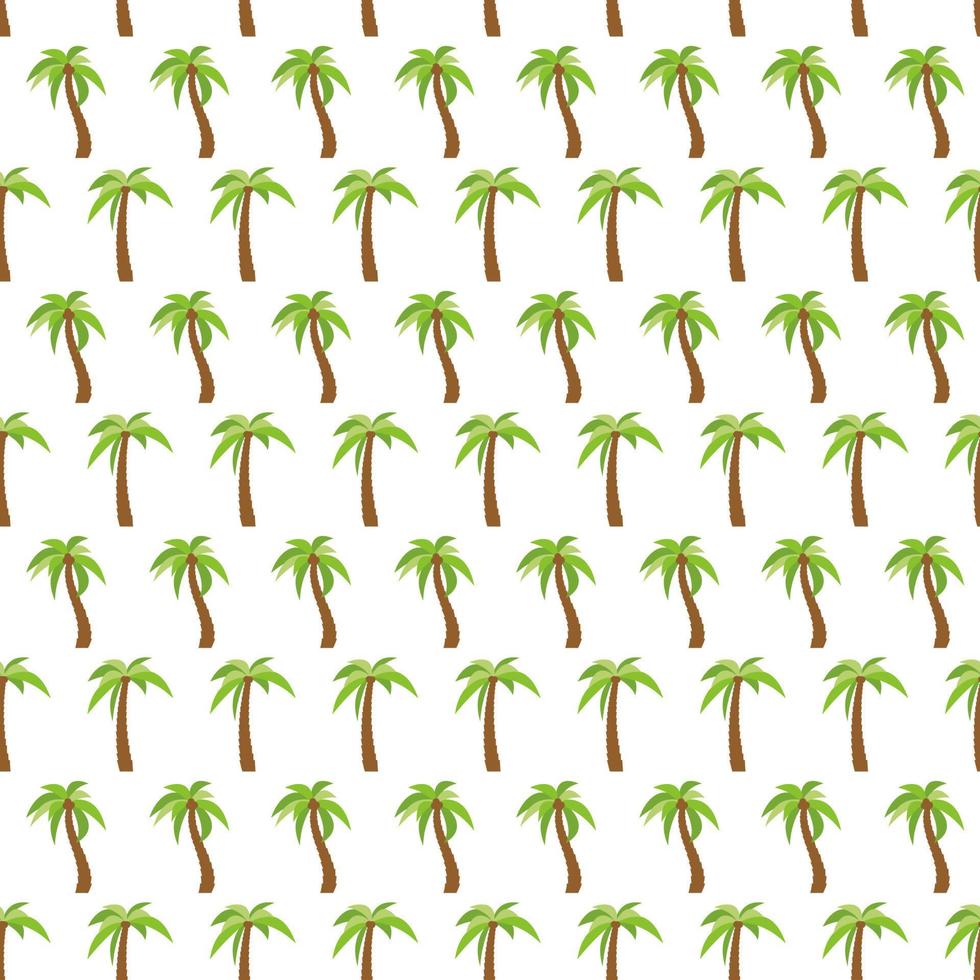 Seamless Pattern with palm trees. Colorful summer background. Vector illustration