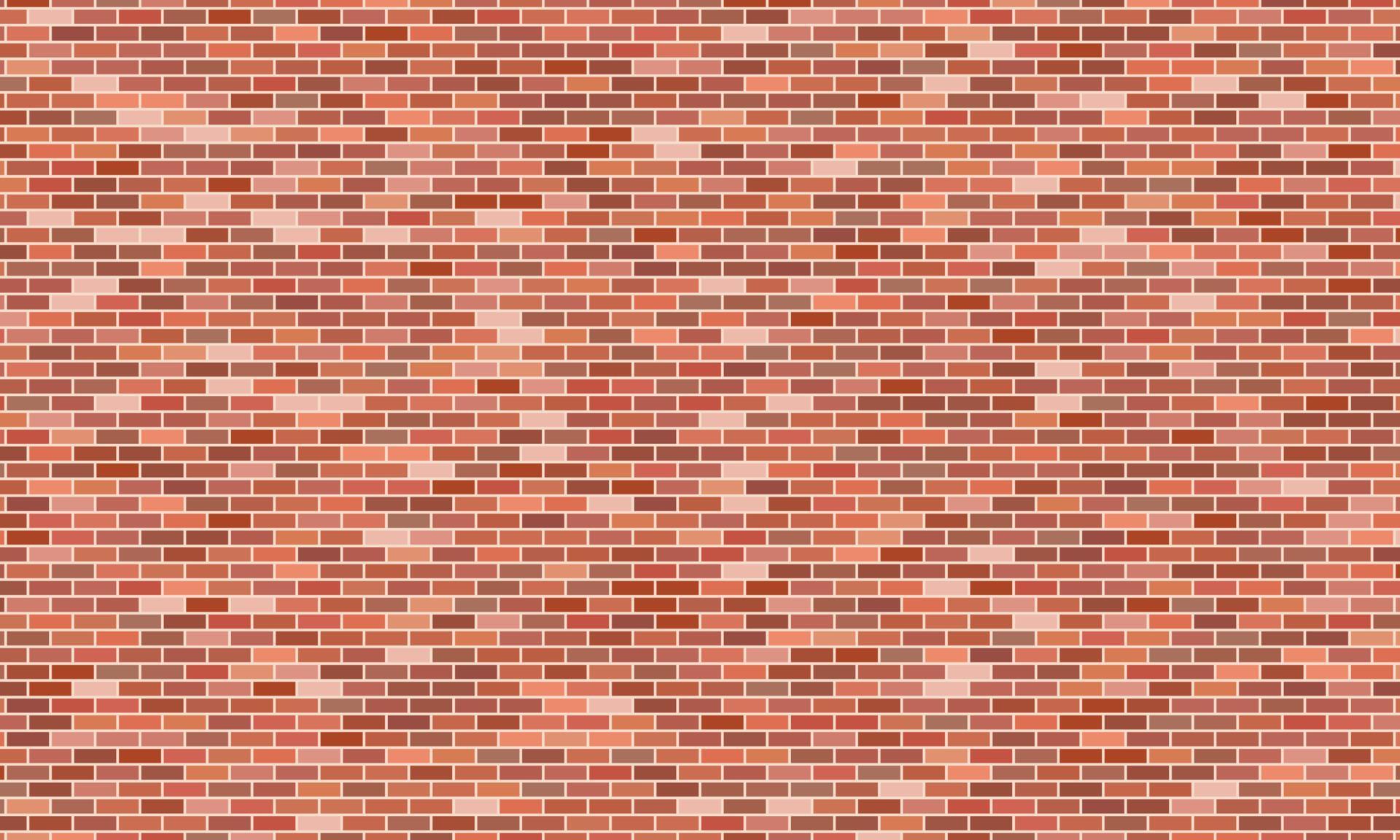 Red brick wall background. Vector illustration 17274521 Vector Art at