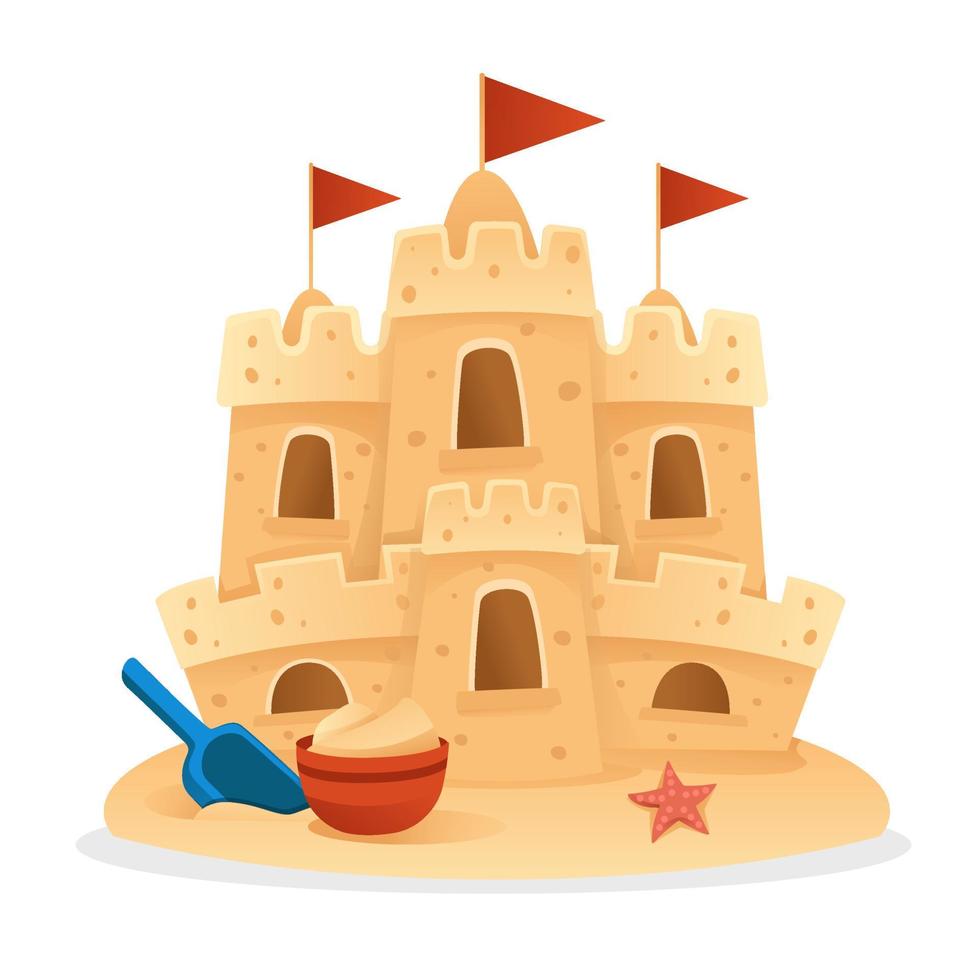 sand castle clip art free