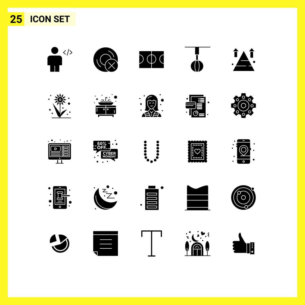 25 Solid Glyph concept for Websites Mobile and Apps whisk home ware gadget home sport Editable Vector Design Elements