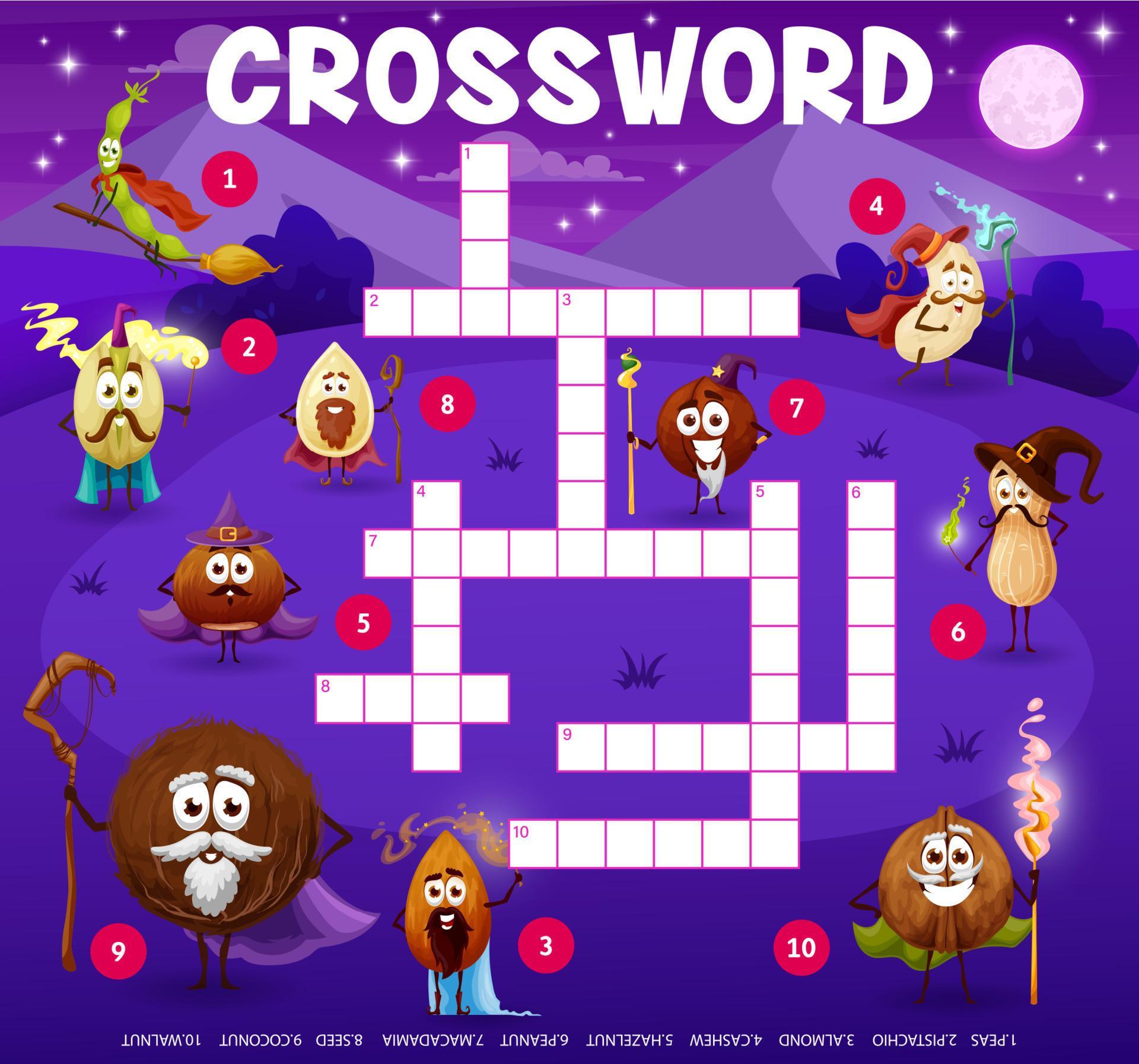 Crossword Grid Cartoon Nuts Wizard Characters 17275161 Vector Art At Crossword Grid Cartoon Nuts Wizard Characters 17275161 Vector Art At