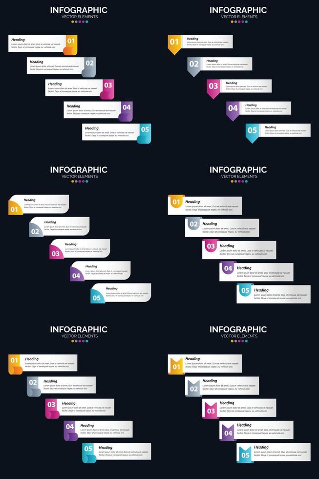 Streamline your presentation with vector infographics and timelines