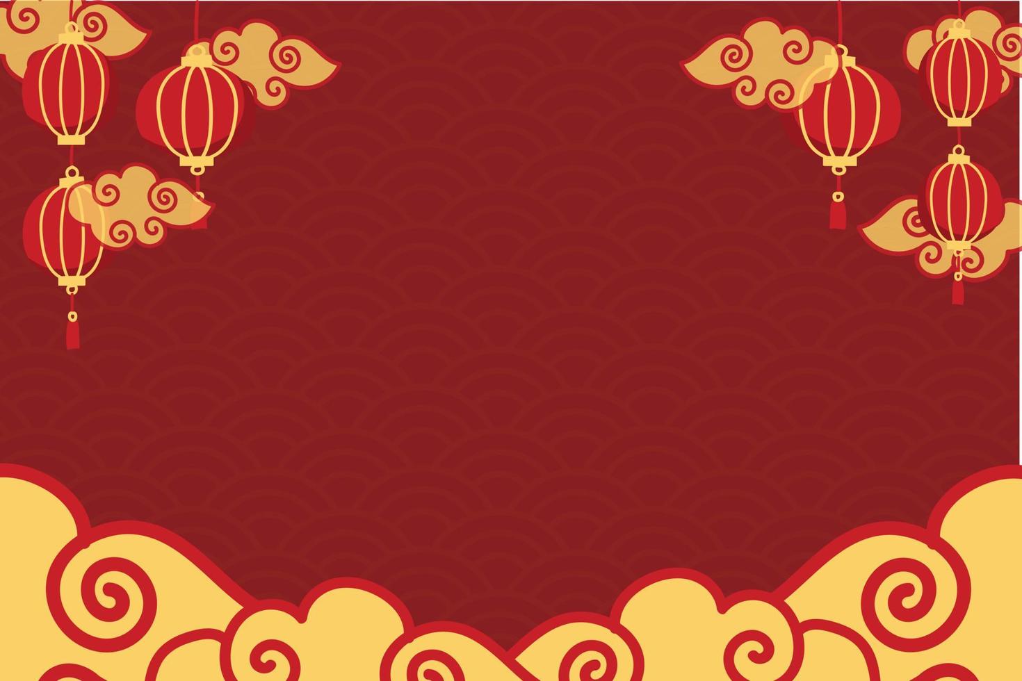 Chinese New Year 2023 Background vector