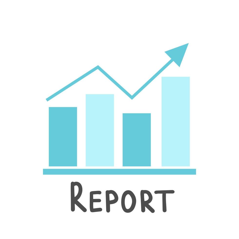 Diagram, report. Business infographic template. Illustration for printing, backgrounds and covers. Image can be used for greeting cards, posters and stickers. Isolated on white background.. vector