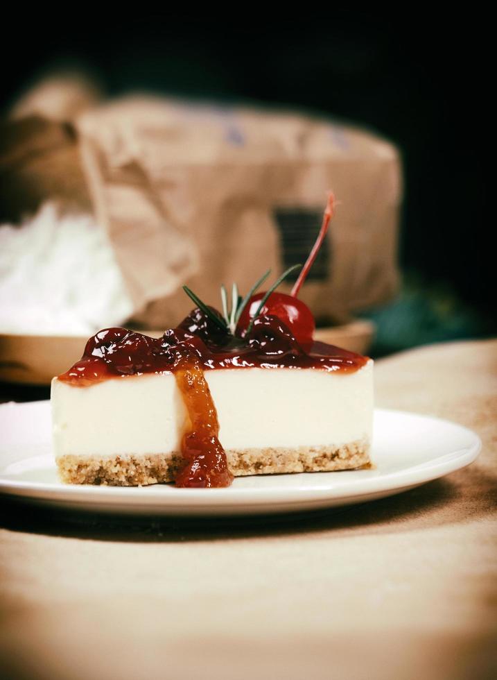 Cherry Cheesecake for the festive season photo