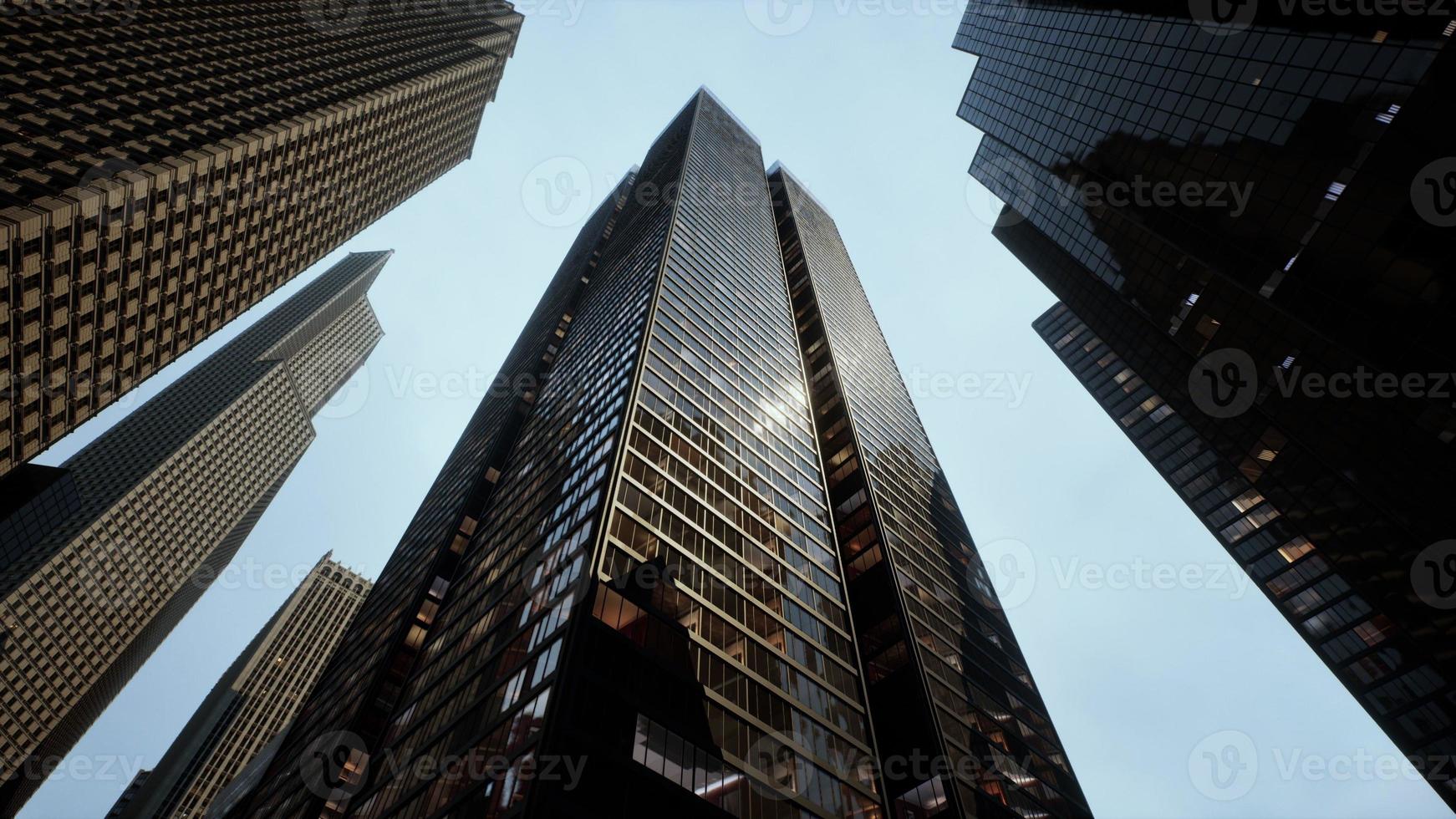 Skyscrappers in San Francisco in the financial district photo