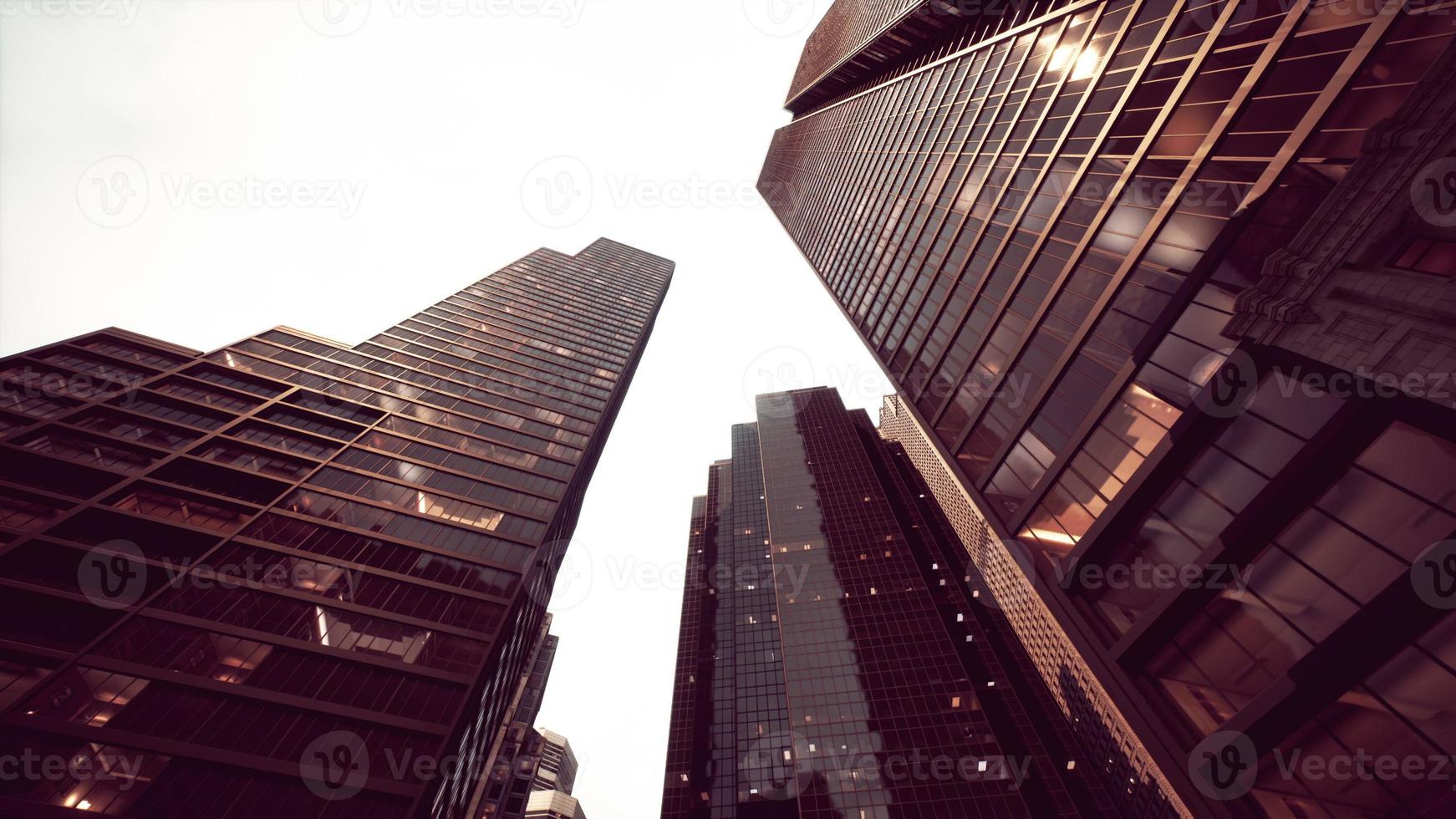 Skyscrappers in San Francisco in the financial district photo