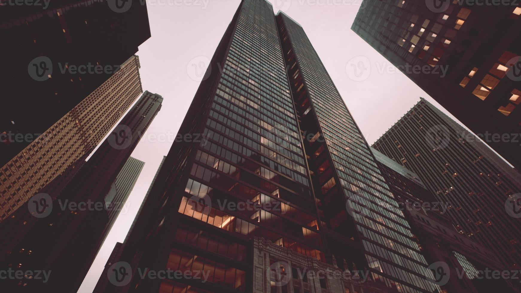 Skyscrappers in San Francisco in the financial district photo