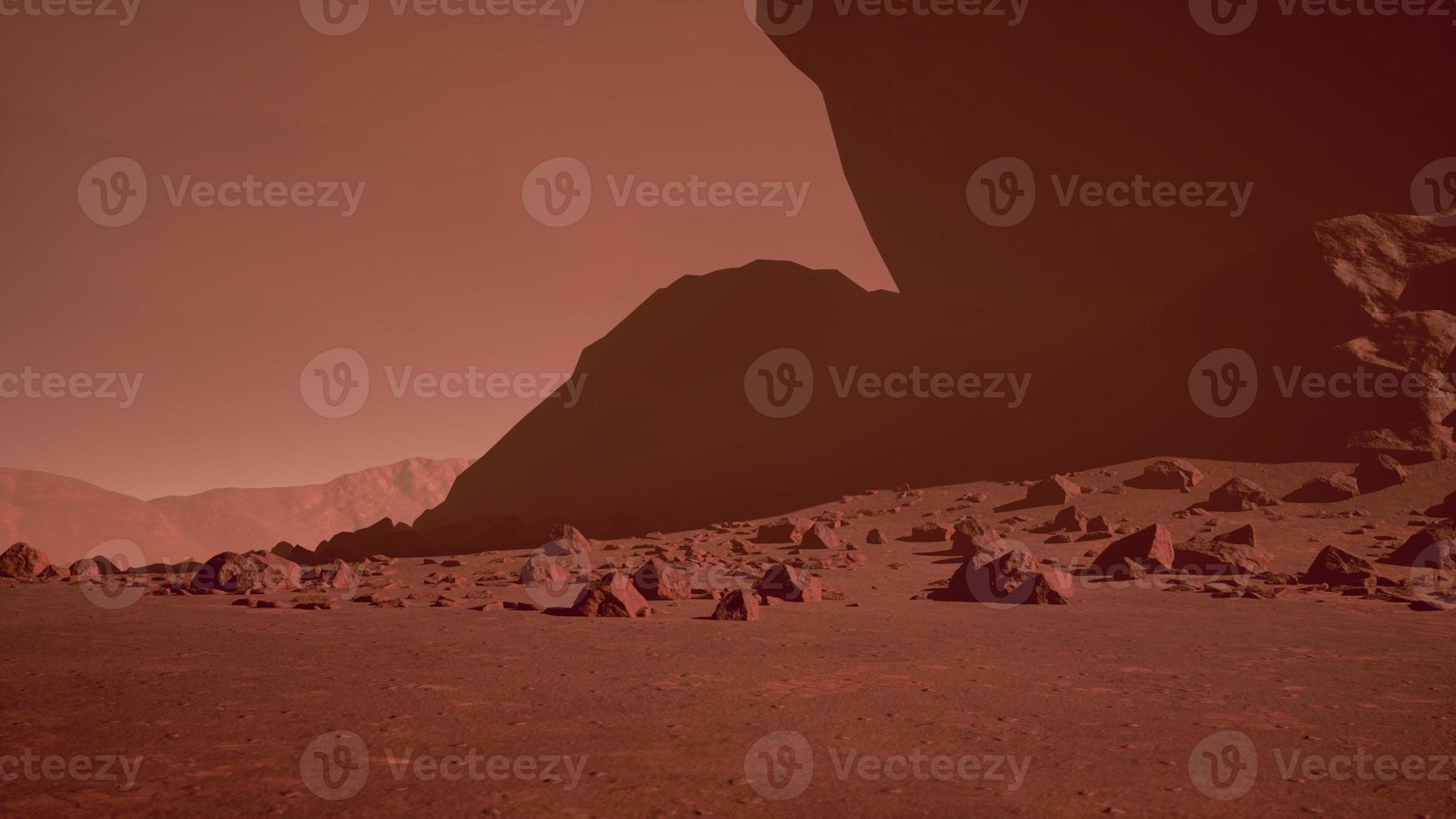 red Planet Mars like landscape photo