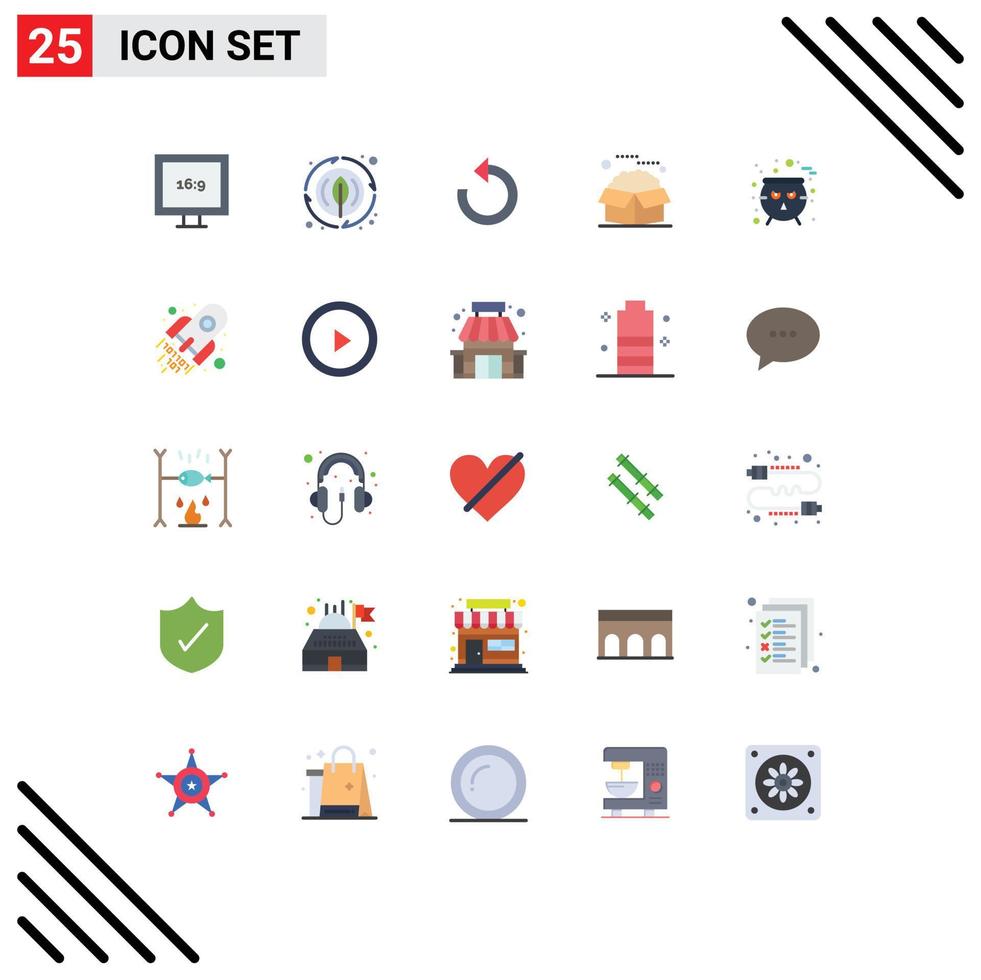25 Creative Icons Modern Signs and Symbols of cauldron service reload packages open Editable Vector Design Elements