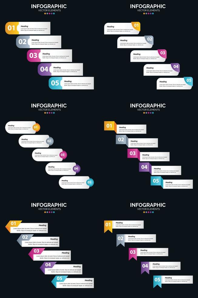 Showcase your company's progress with vector infographics in your presentation.