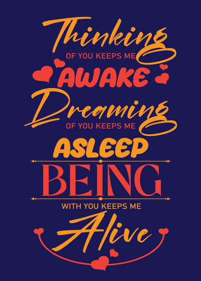 Quotes typography poster vector