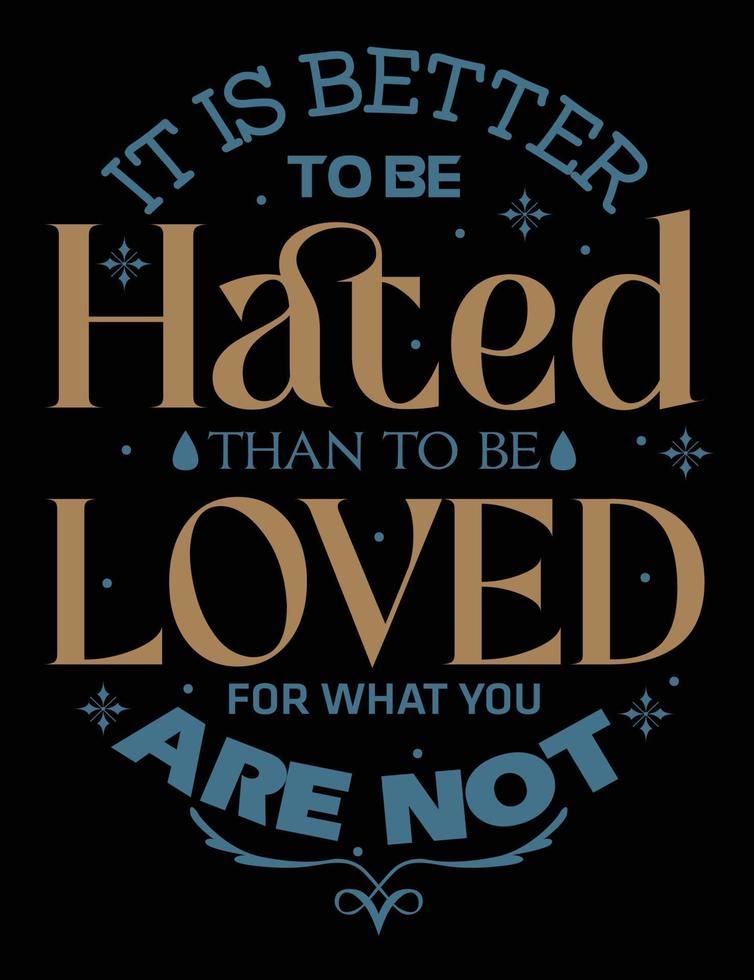 Quotes typography poster vector