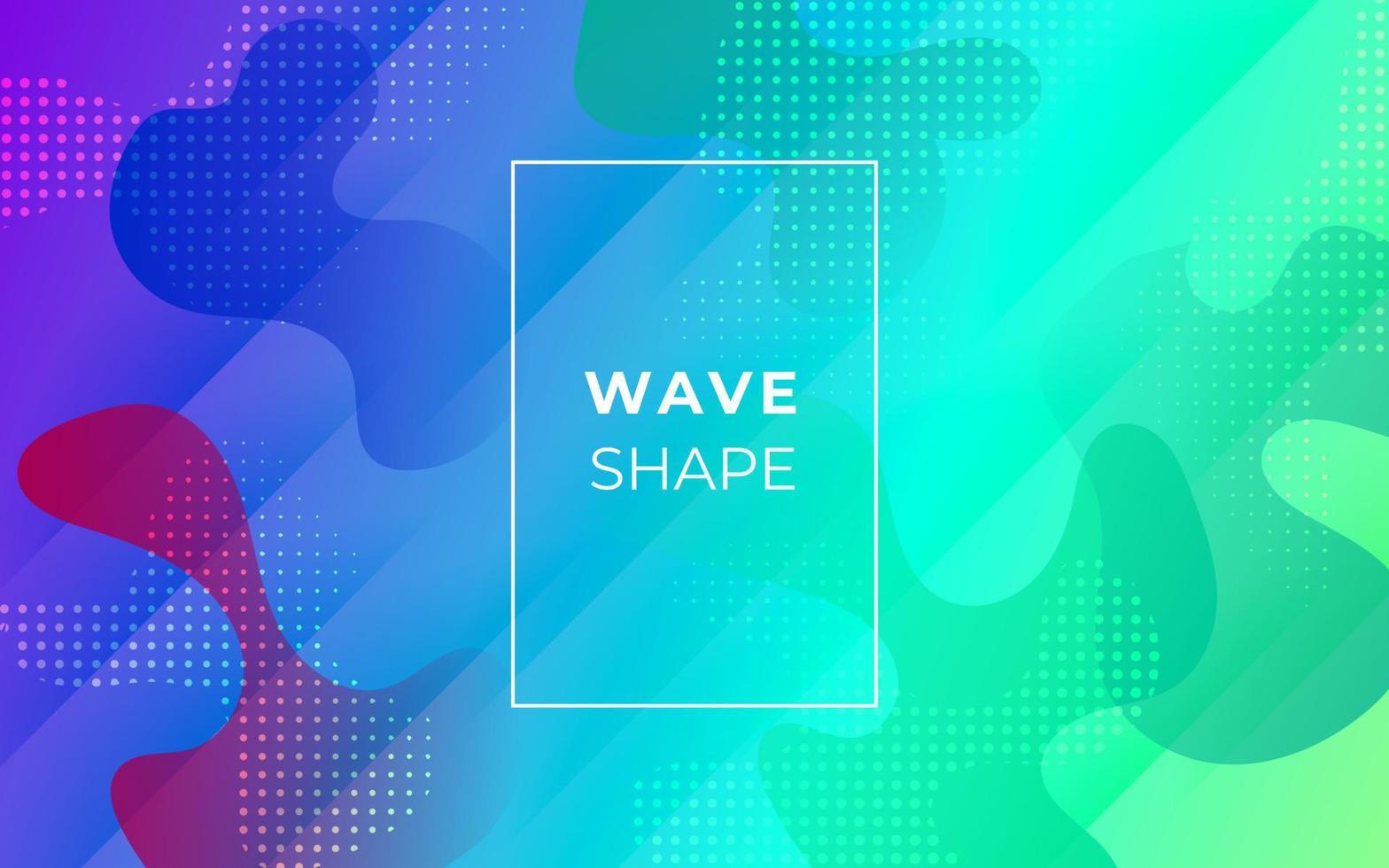 minimal abstract colorful green blue purple liquid color gradient, fluid shape geometric with dots background. eps10 vector