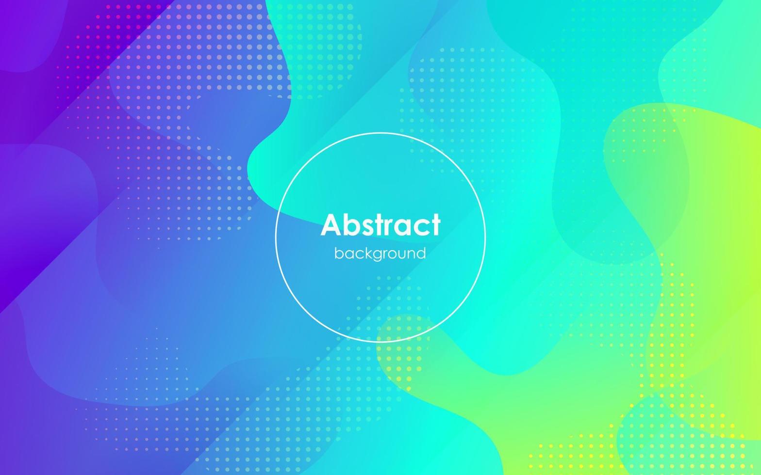 minimal abstract colorful green blue purple liquid color gradient, fluid shape geometric with dots background. eps10 vector