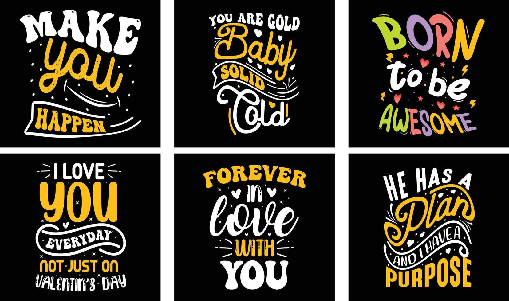 Valentine's day T-shirt Design Bundle. Valentine's day Vector Graphics. Valentine's day Typography t-shirt design