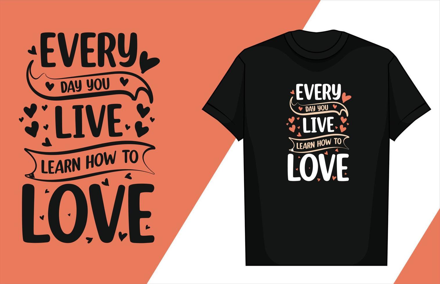 Love typography lettering design love typography t-shirt design valentine typography t-shirt vector