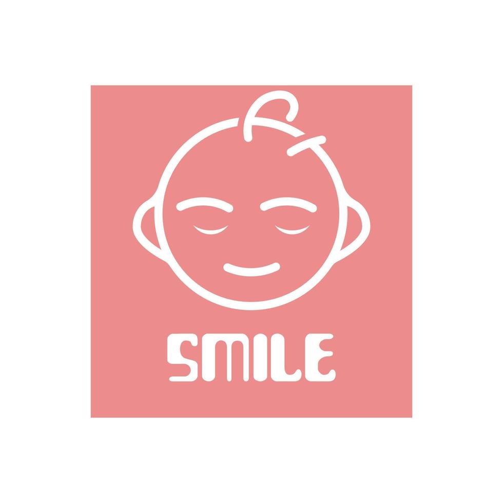 Smile happy icon vector illustration design symbol template