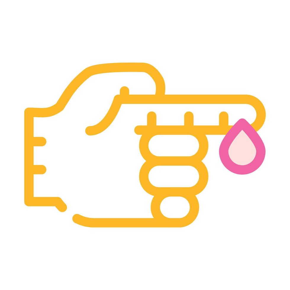 blood analysis color icon vector illustration sign