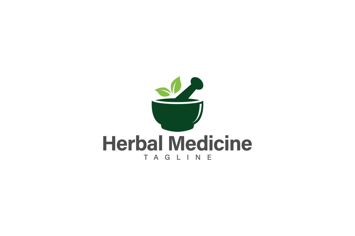 Herbal logo design vector