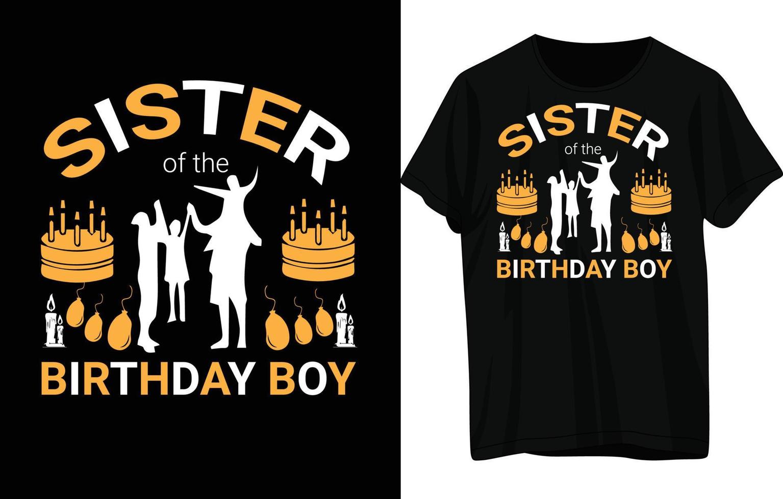 diseño de camiseta de feliz cumpleaños vector