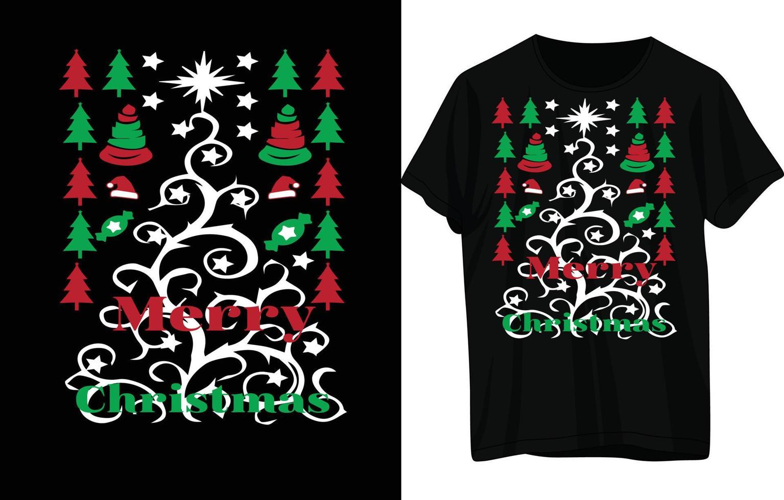 Christmas T shirt Design vector