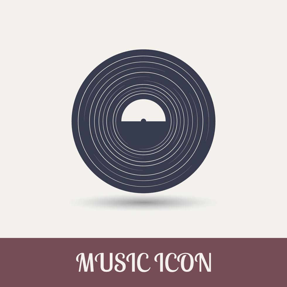 illustration of Vinyl Disco Music vector