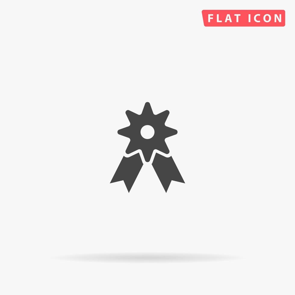 icono de vector plano de recompensa. signo de estilo de glifo. símbolo de ilustraciones simples dibujadas a mano para infografías conceptuales, proyectos de diseños, ui y ux, sitio web o aplicación móvil.