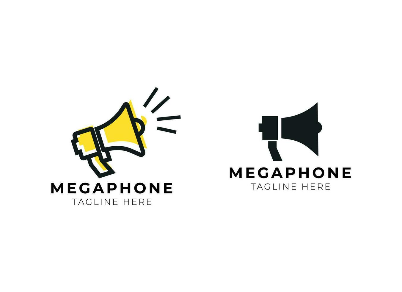 Megaphone Logo Design Template vector