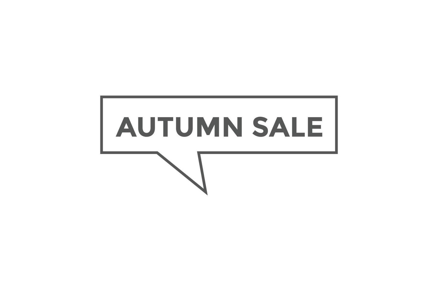 Autumn sale button web banner templates. Vector Illustration