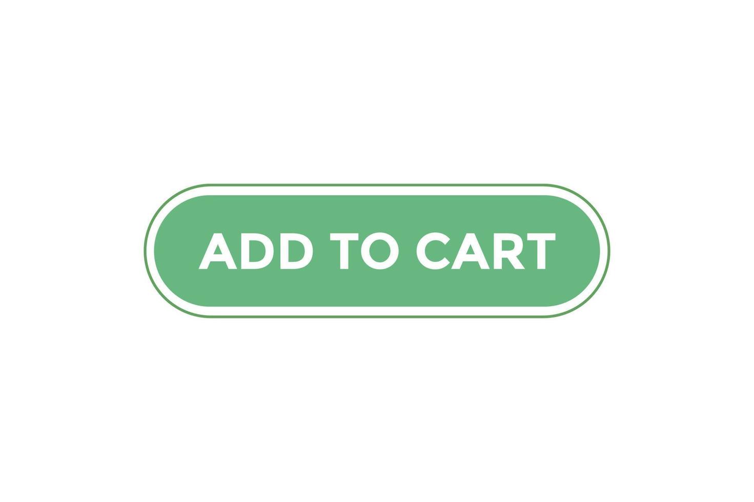 Add to cart button web banner templates. Vector Illustration