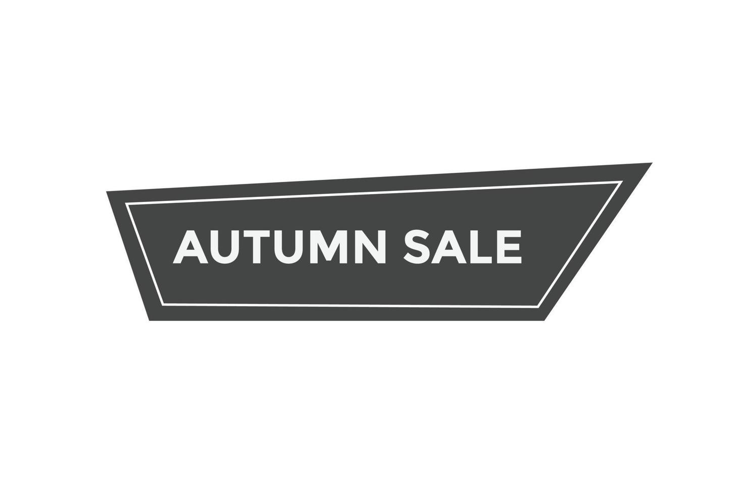 Autumn sale button web banner templates. Vector Illustration