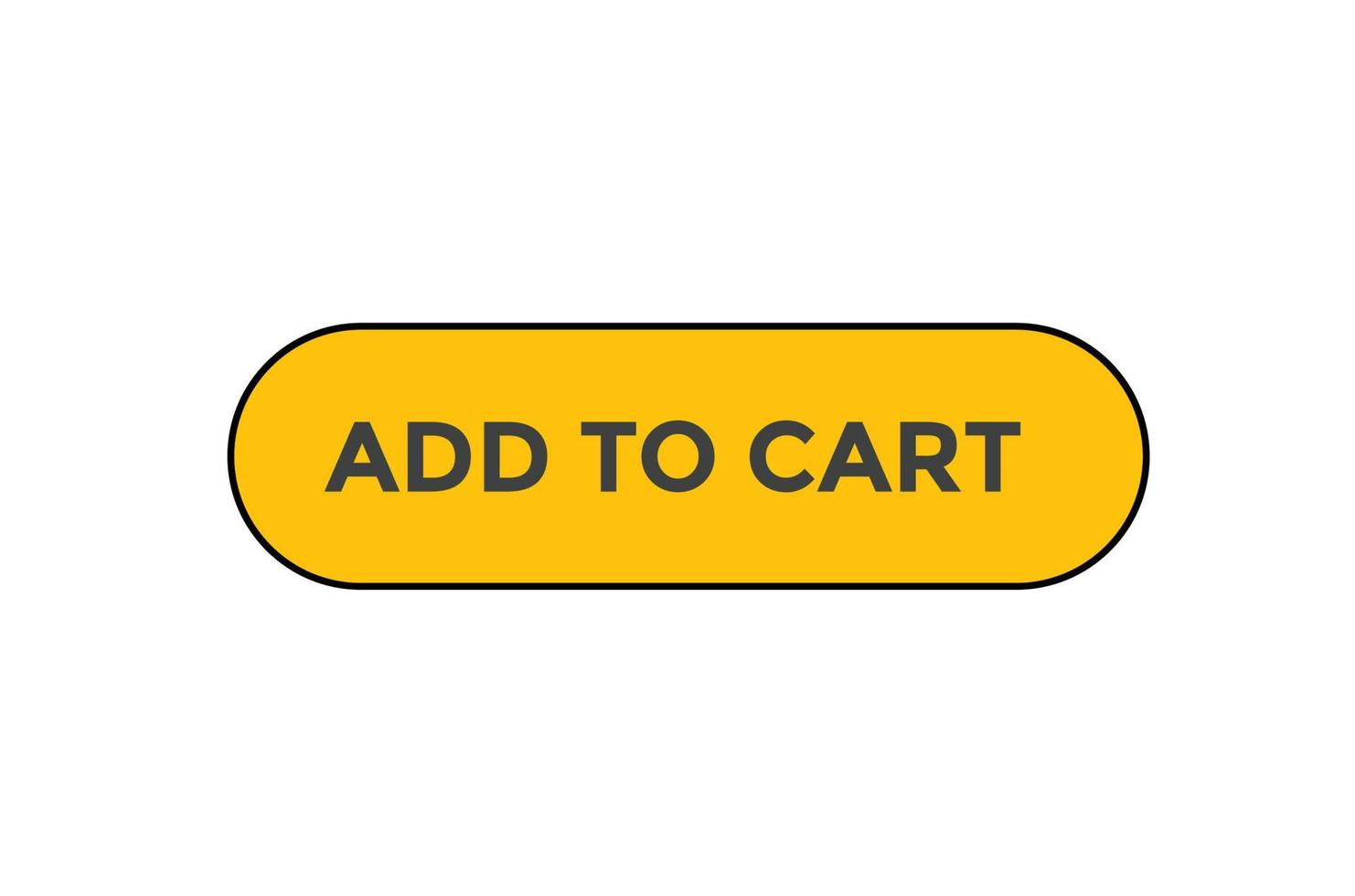 Add to cart button web banner templates. Vector Illustration