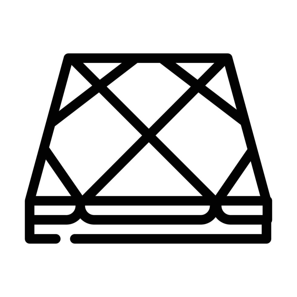 tile layer floor line icon vector illustration