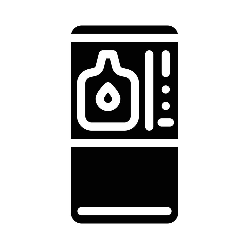 water vending machine glyph icon vector illustration