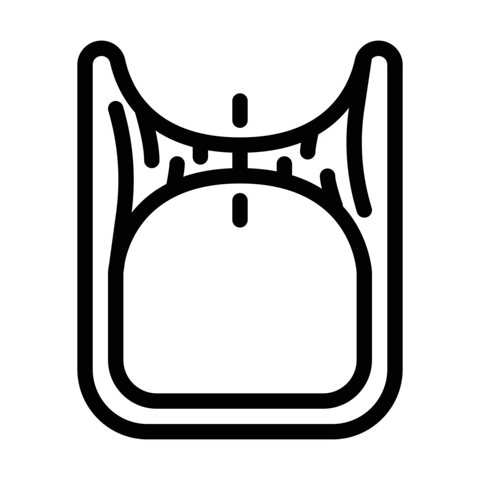 worm hole line icon vector illustration