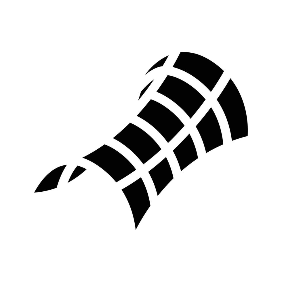 saddle shape of universe glyph icon vector illustration
