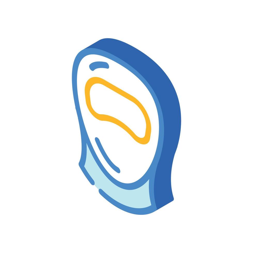 diving helmet isometric icon vector illustration