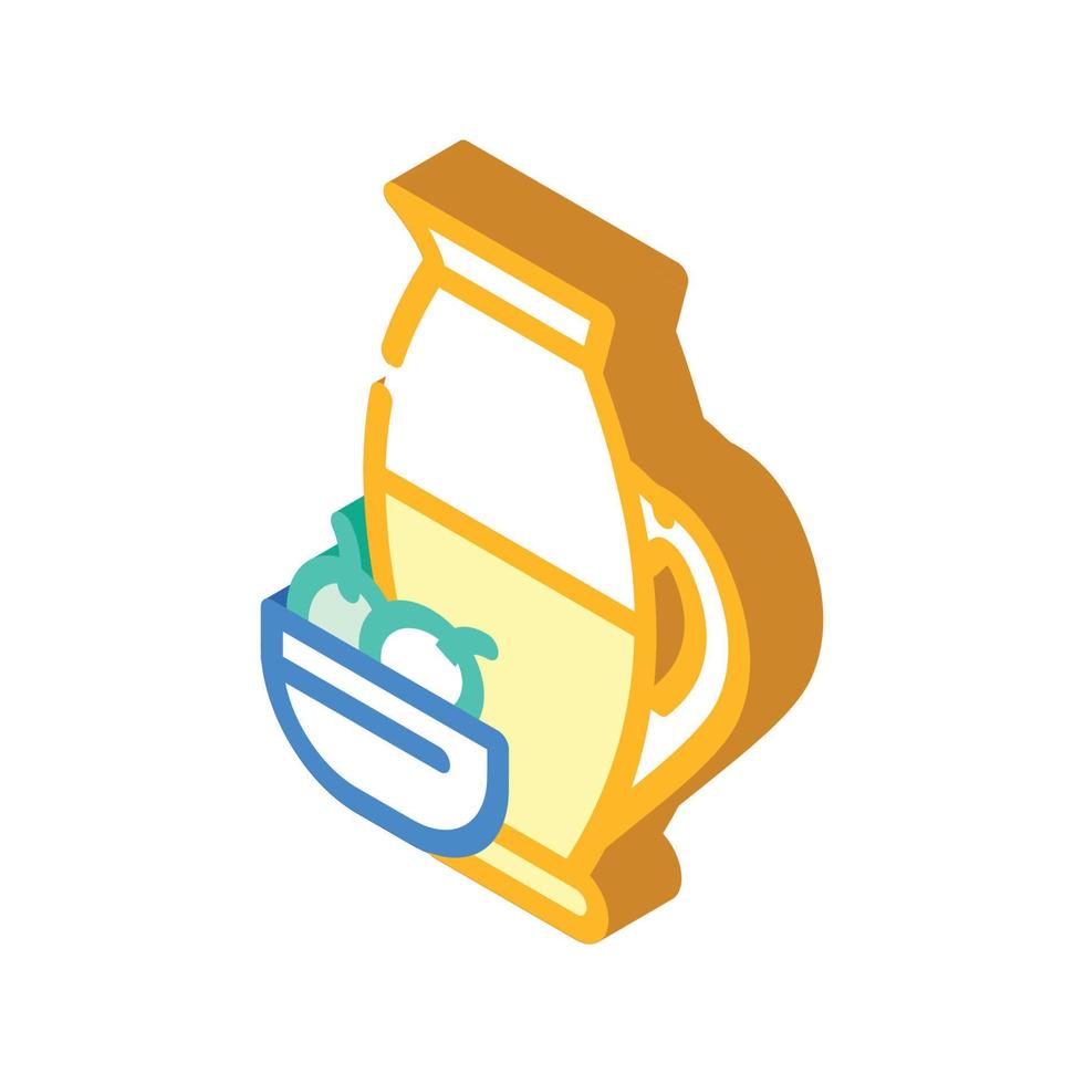 olive oil isometric icon vector illustration