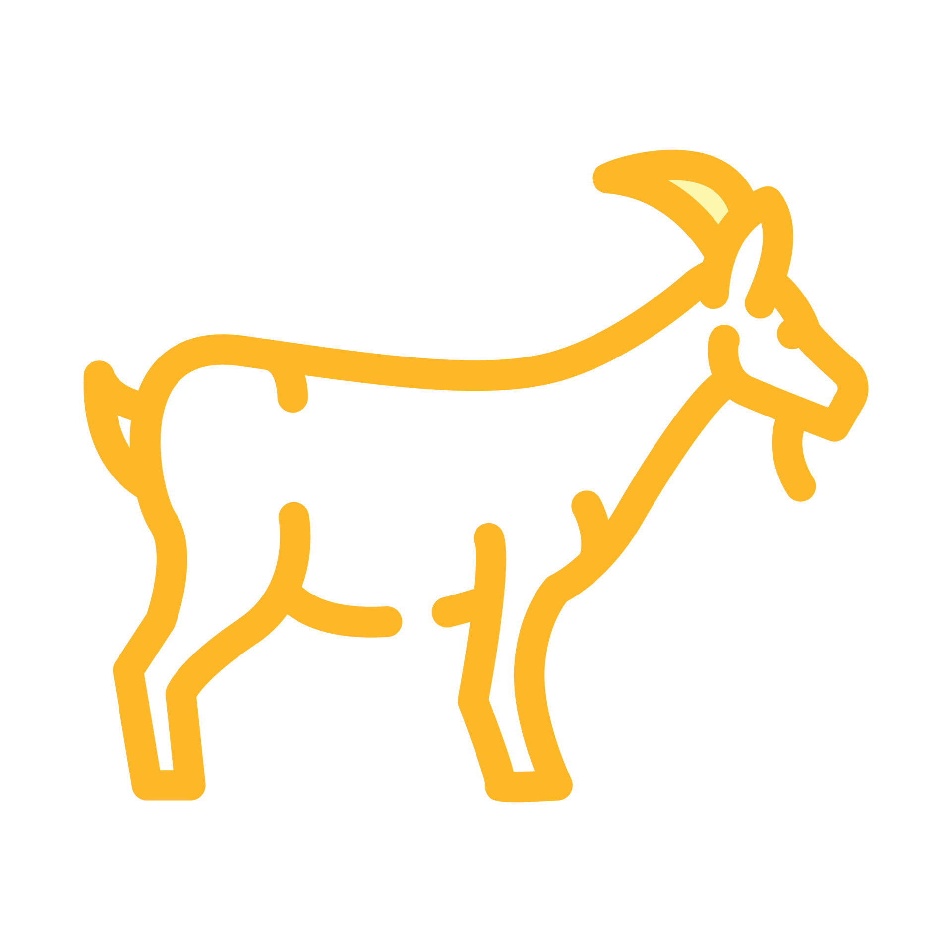 goat farm animal color icon vector illustration 17291592 Vector Art at ...
