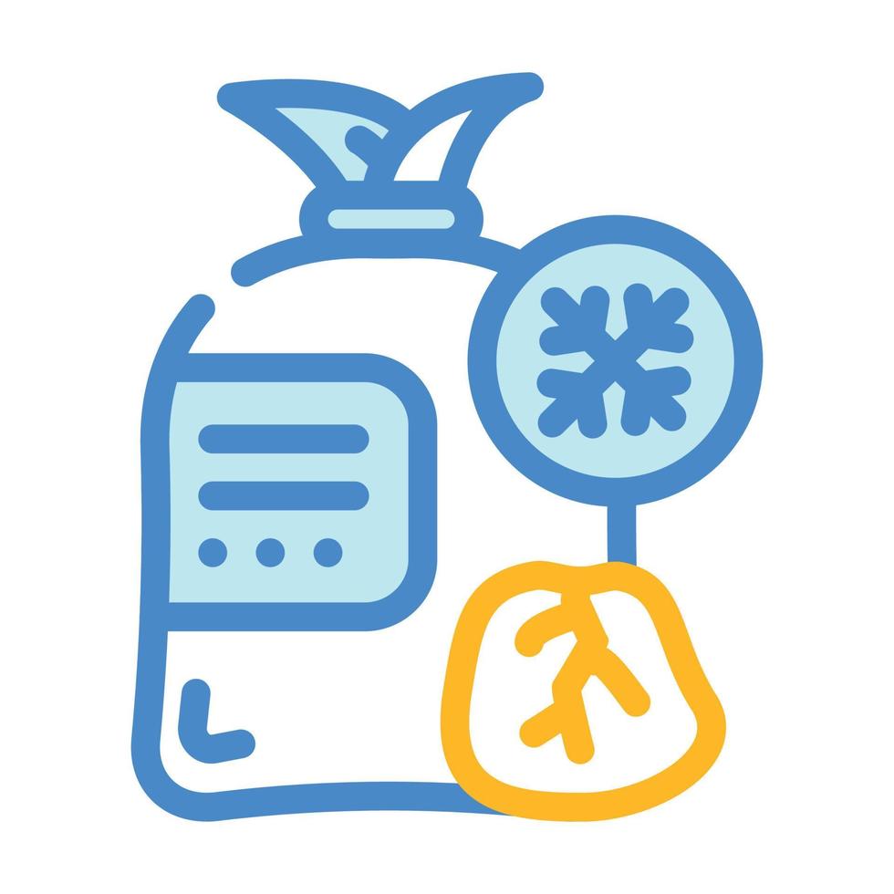 dumplings frozen food color icon vector illustration