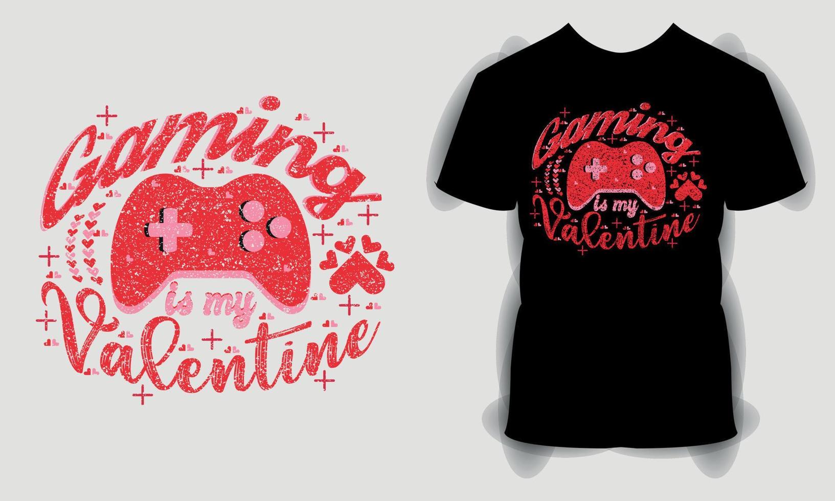el juego es mi camiseta del día de San Valentín, paquete de svg del día de San Valentín, camiseta feliz del día de San Valentín, diseño de camiseta con citas tipográficas vector